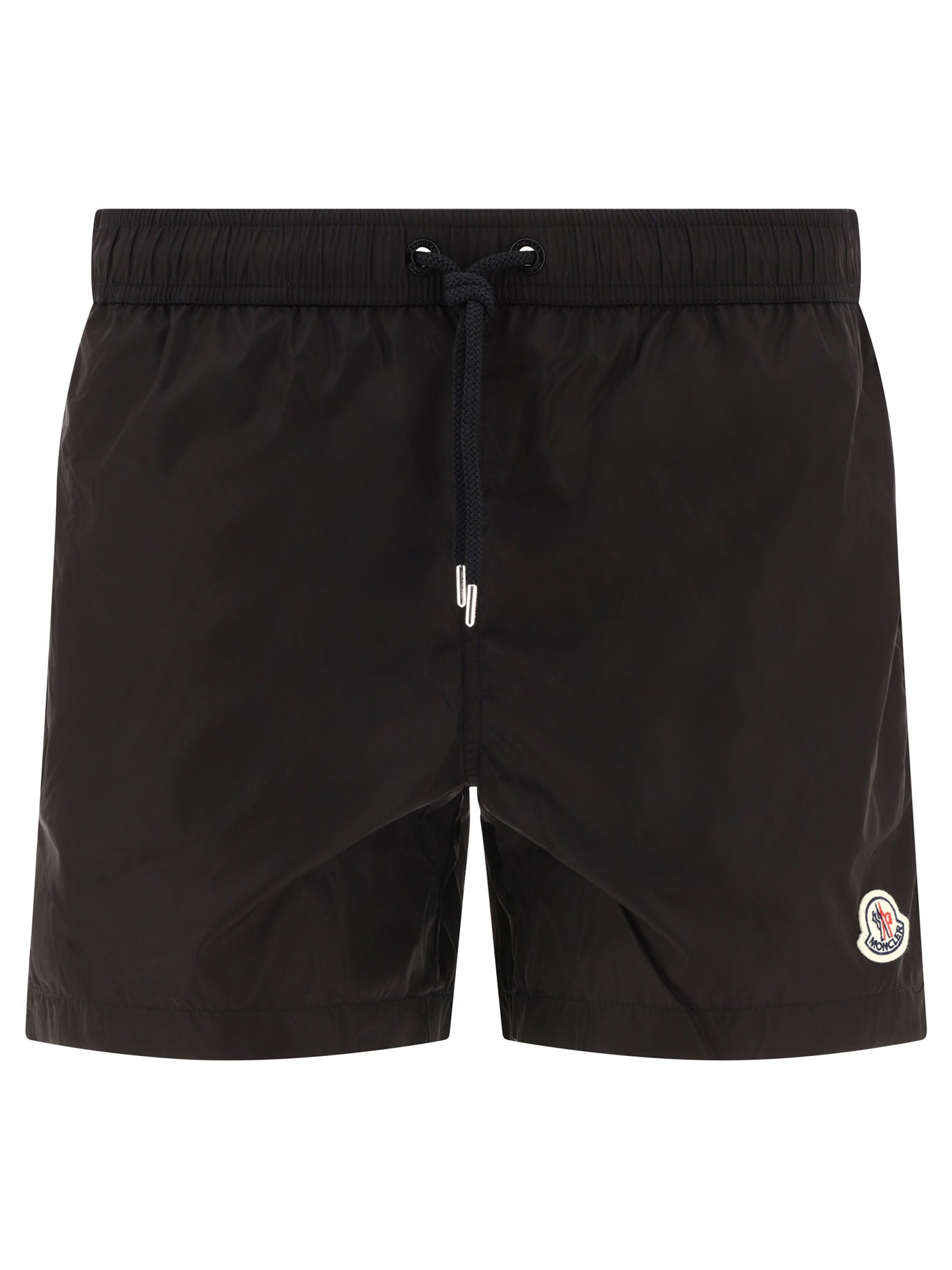 Moncler Swim shorts with logo patch - Black