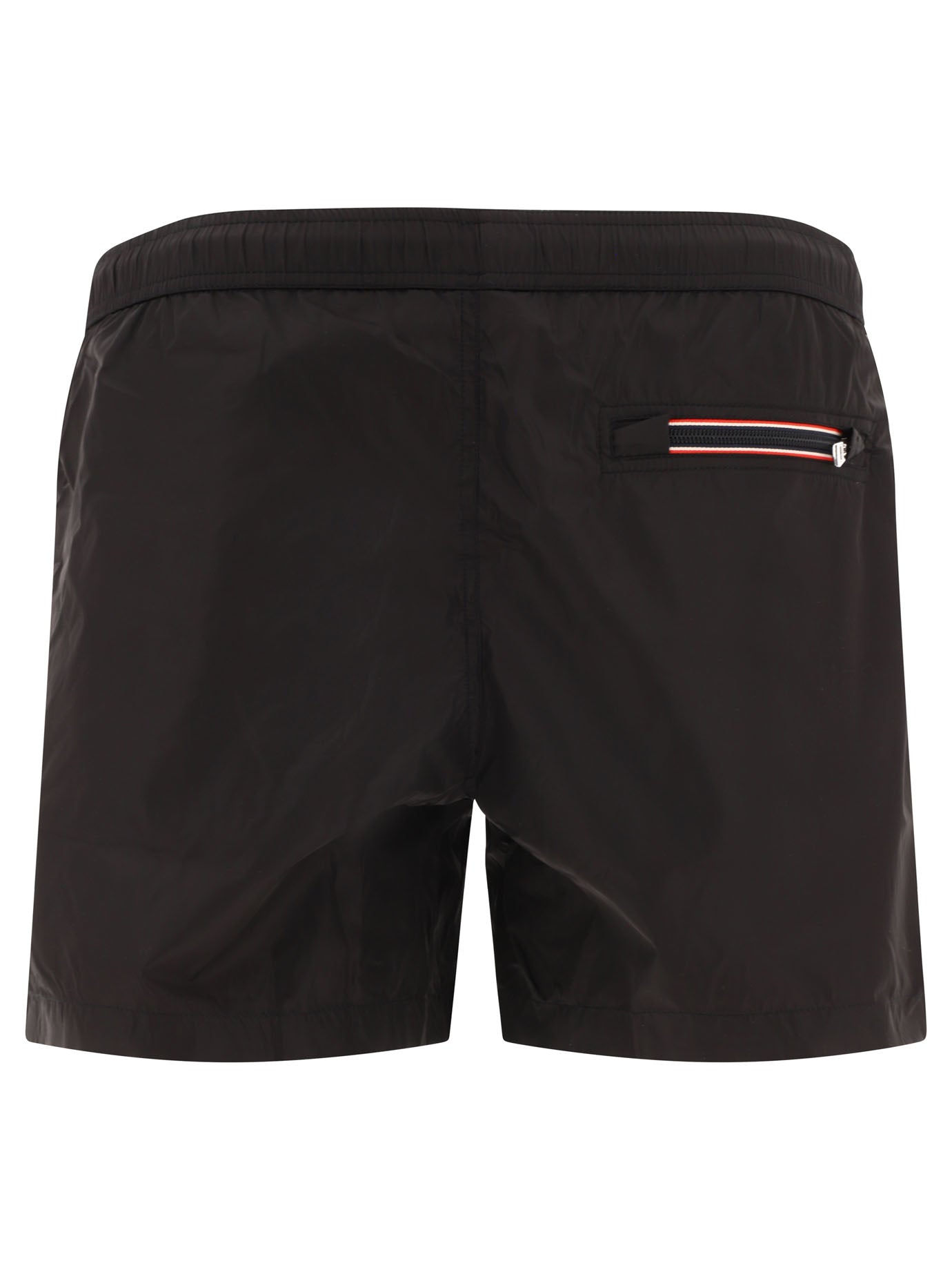 Moncler Swim shorts with logo patch - Black