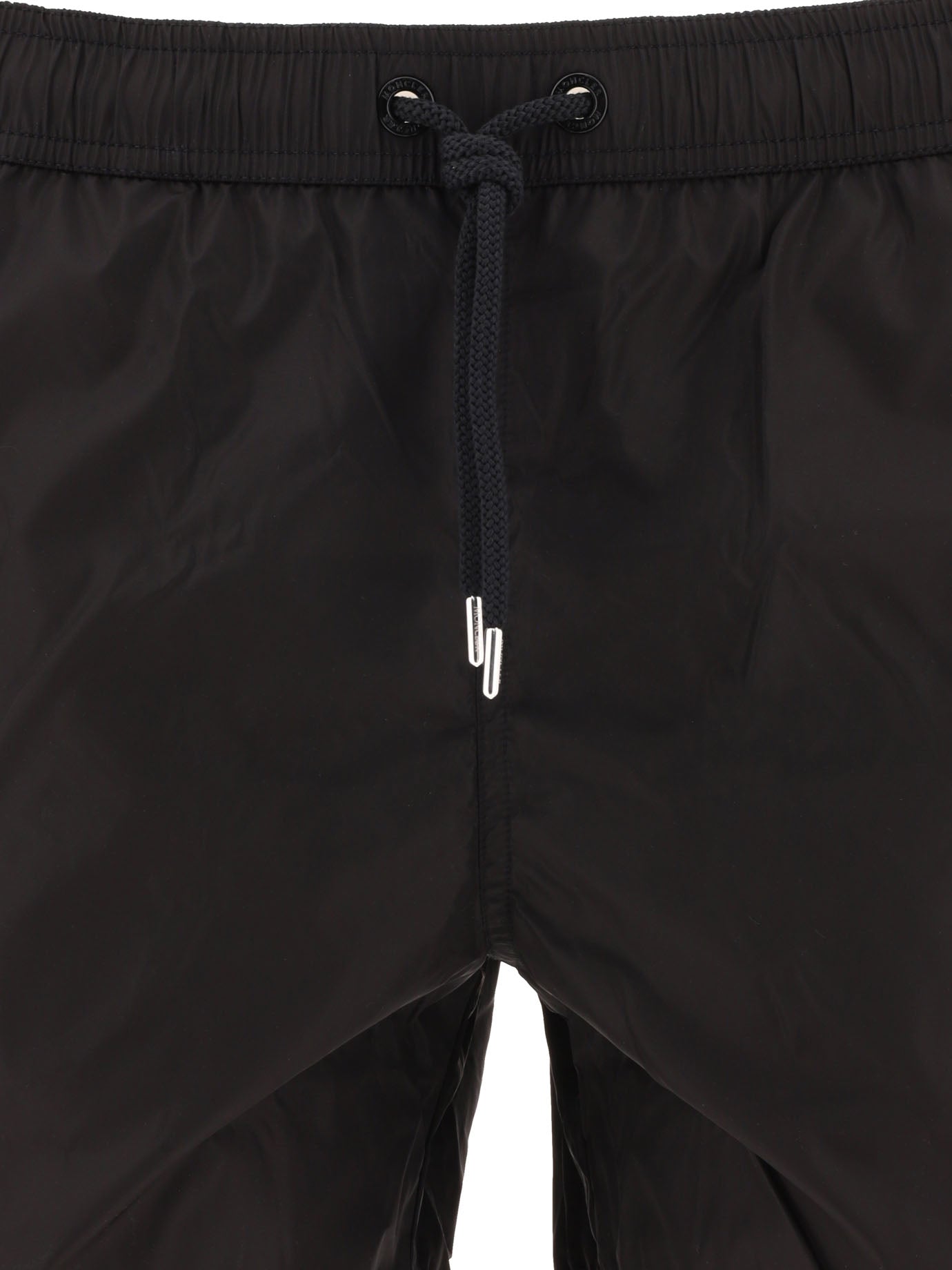 Moncler Swim shorts with logo patch - Black