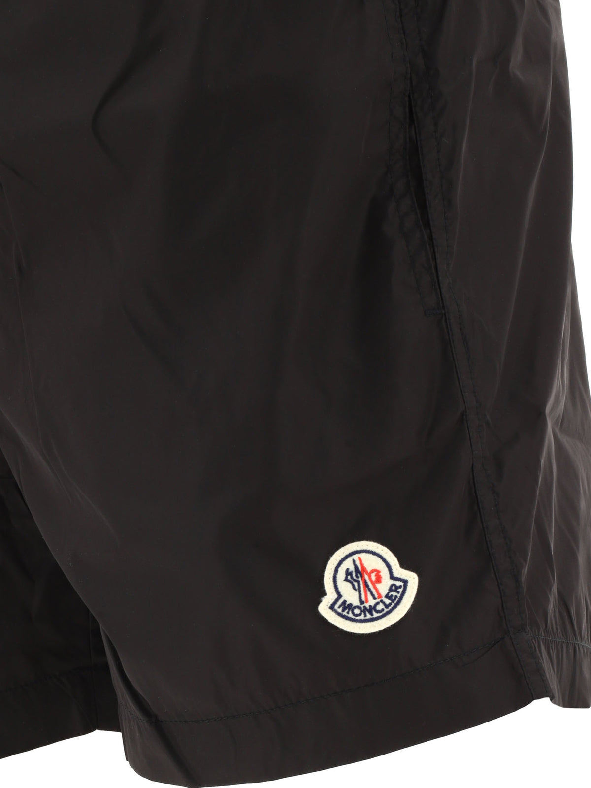 Moncler Swim shorts with logo patch - Black