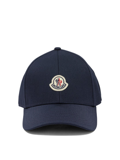 Moncler Baseball cap with logo - Blue