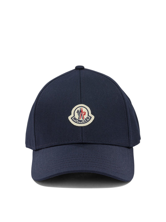 Moncler Baseball cap with logo - Blue
