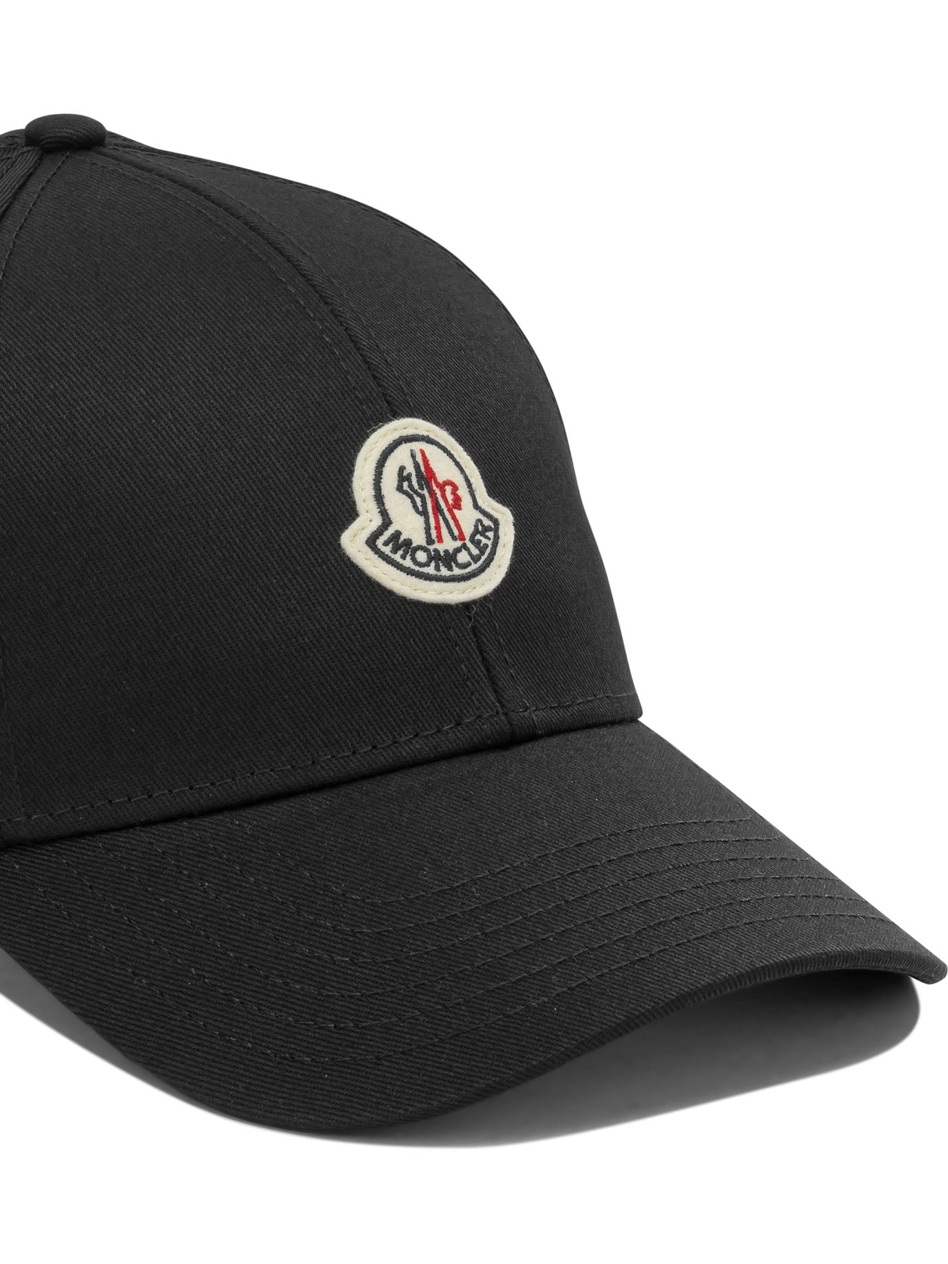 Moncler Baseball cap with logo - Black