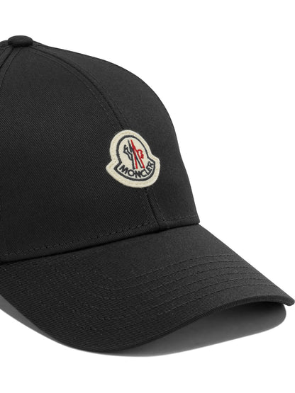 Moncler Baseball cap with logo - Black