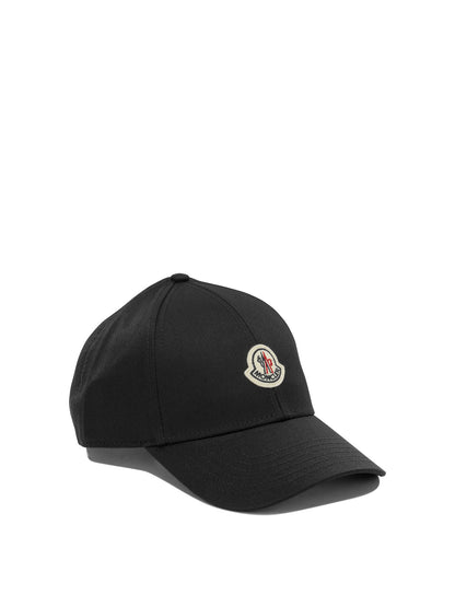 Moncler Baseball cap with logo - Black