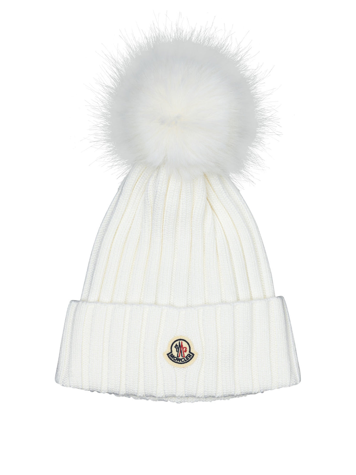 Moncler "Tricot" Beanie - White