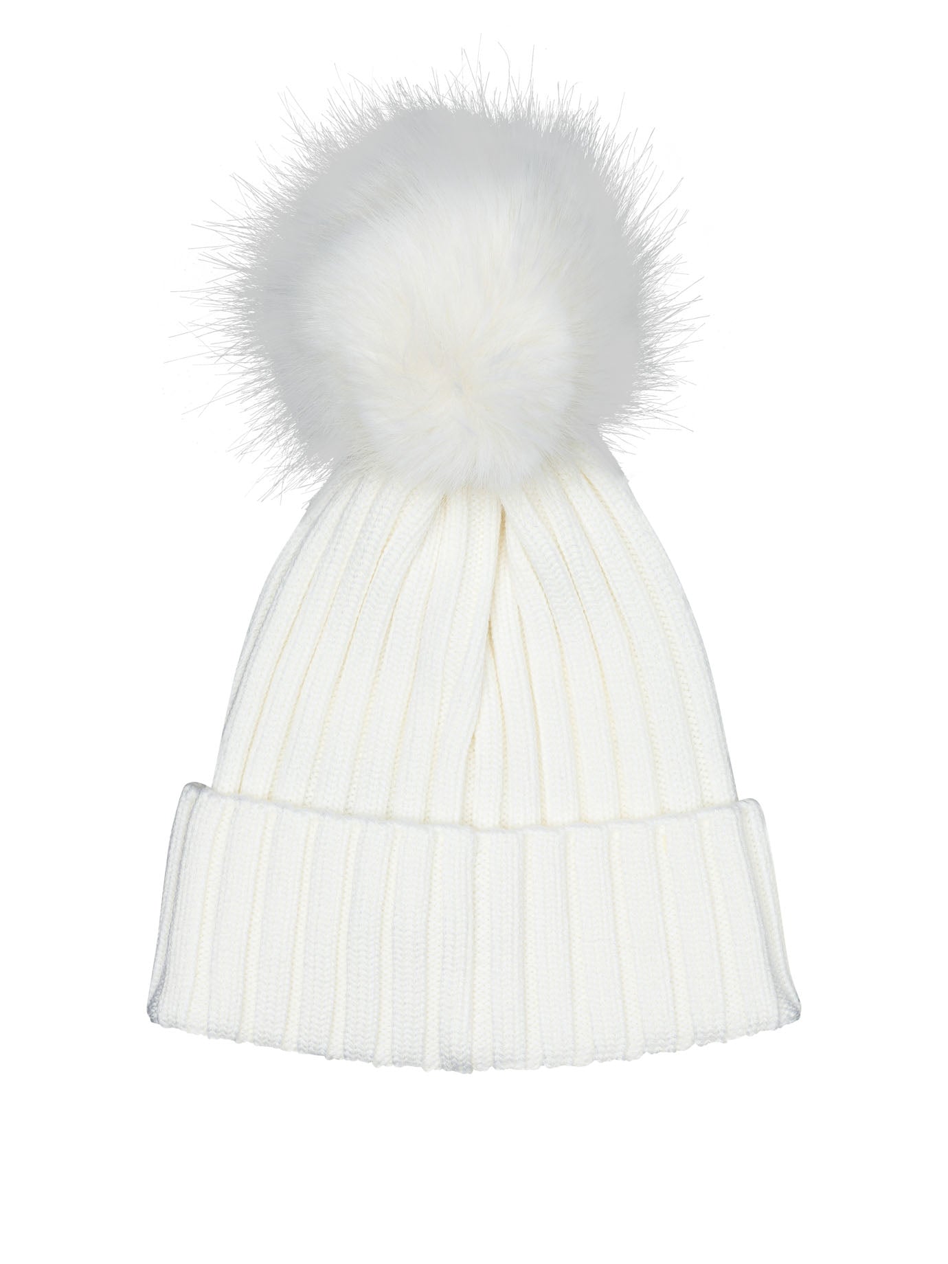 Moncler "Tricot" Beanie - White
