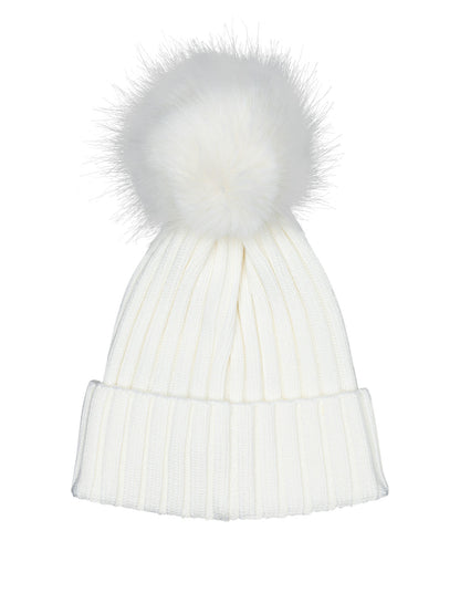 Moncler "Tricot" Beanie - White