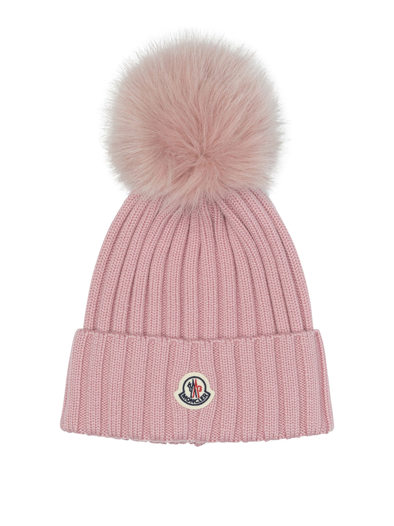 Moncler "Tricot" Beanie - Pink
