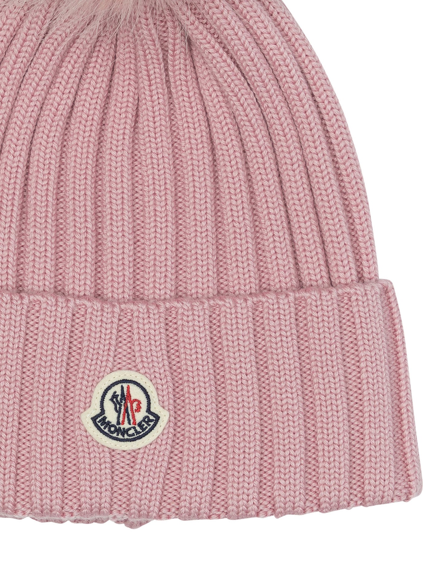 Moncler "Tricot" Beanie - Pink