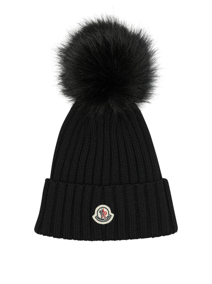 Moncler "Tricot" Beanie - Black