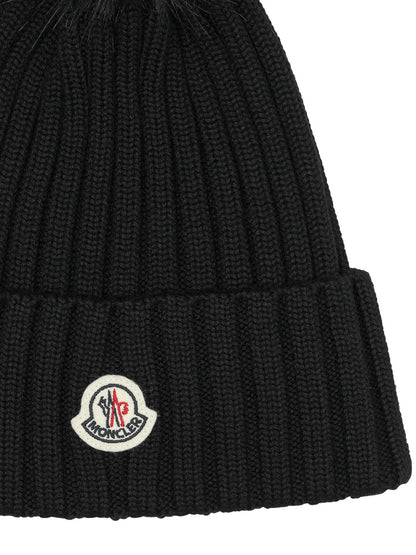 Moncler "Tricot" Beanie - Black