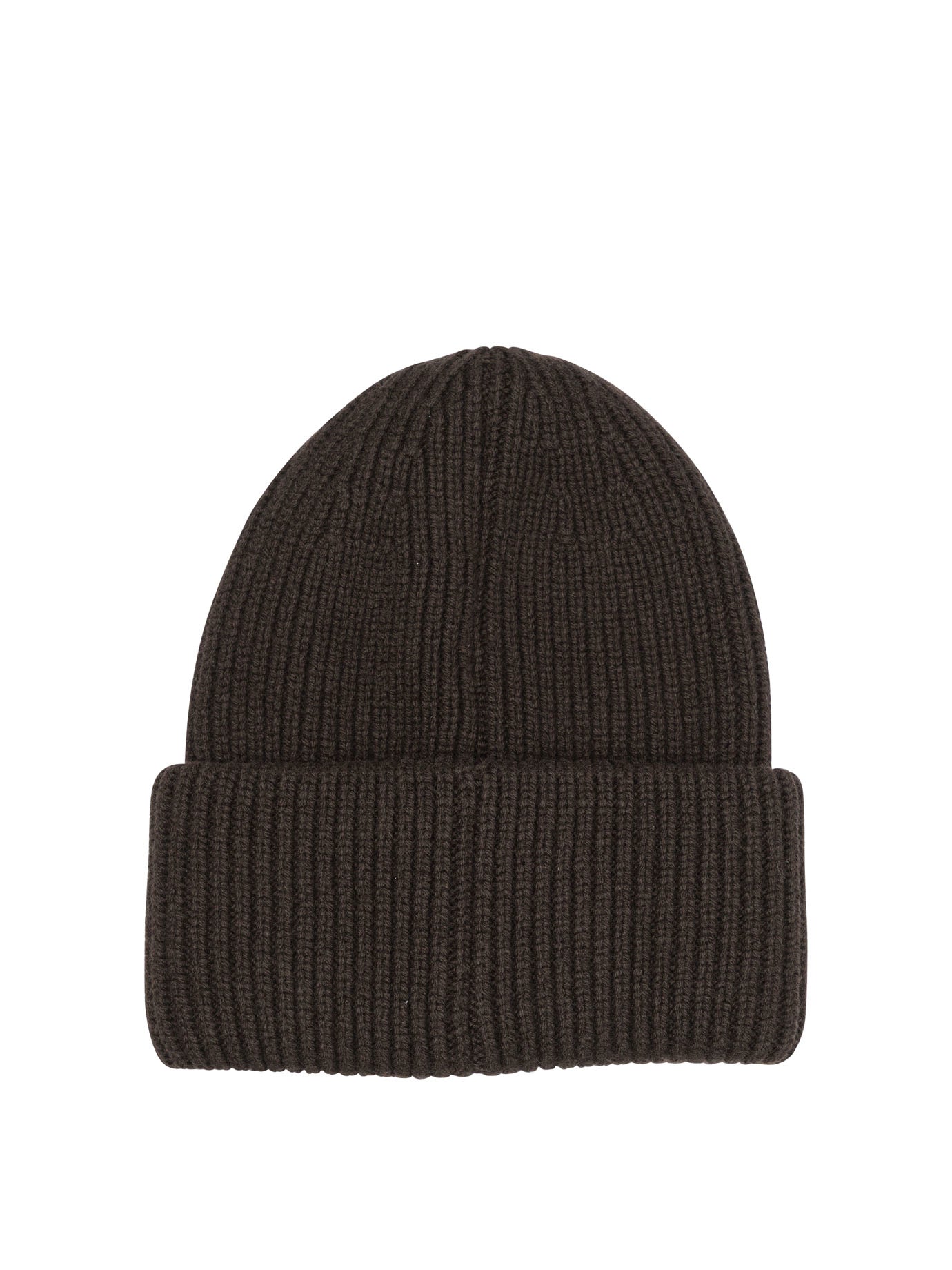 Moncler Wool and cashmere beanie with logo - Brown