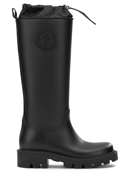 Moncler "Kickstream High" Rain Boots - Black