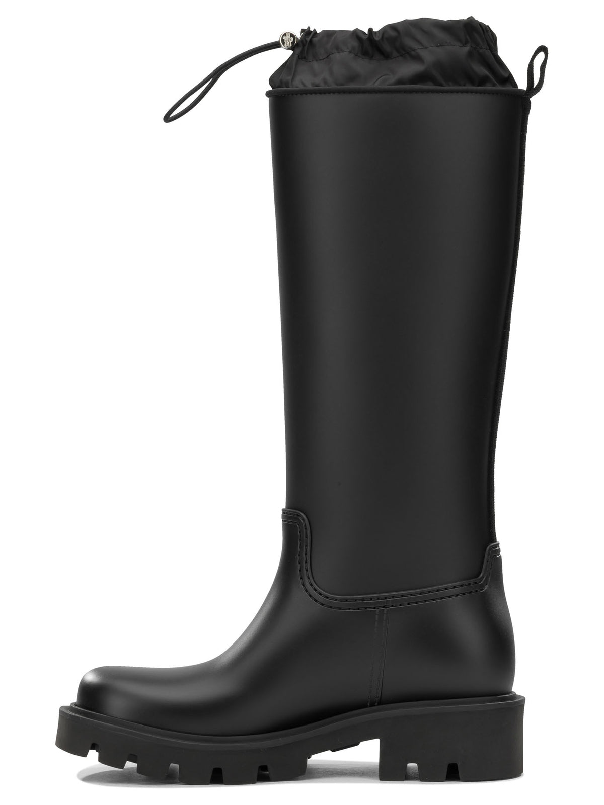 Moncler "Kickstream High" Rain Boots - Black