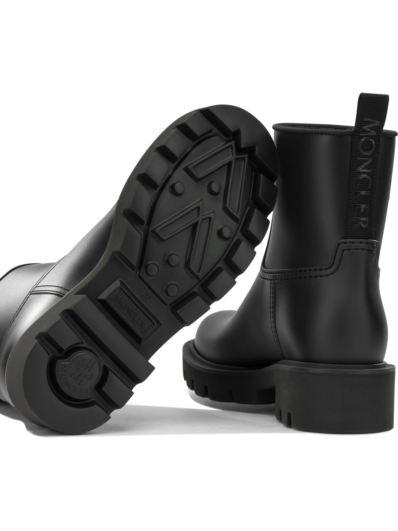Moncler "Kickstream" Rain Boots - Black