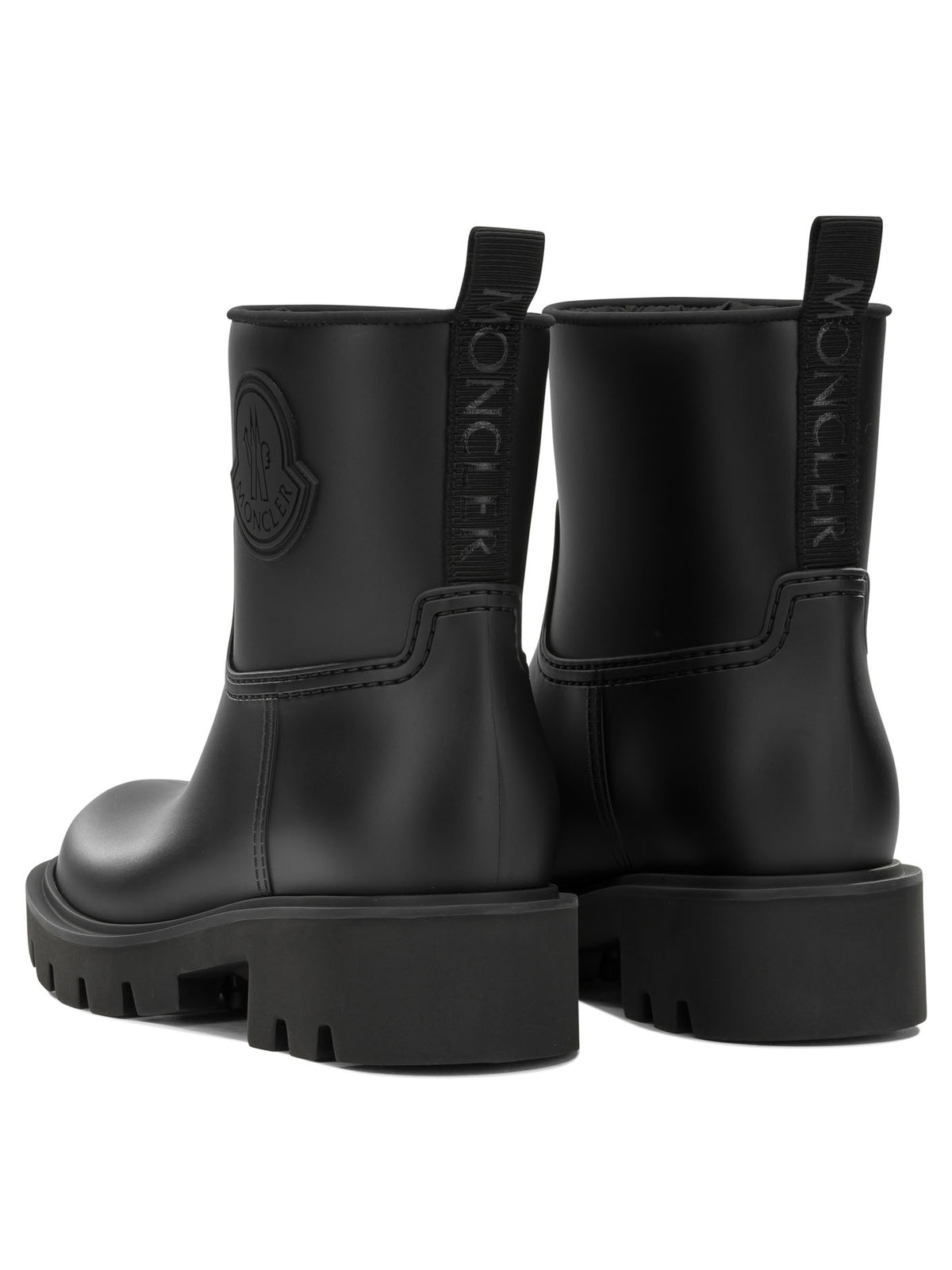 Moncler "Kickstream" Rain Boots - Black
