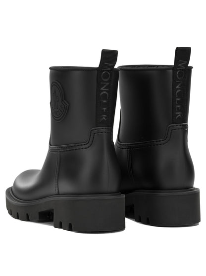 Moncler "Kickstream" Rain Boots - Black