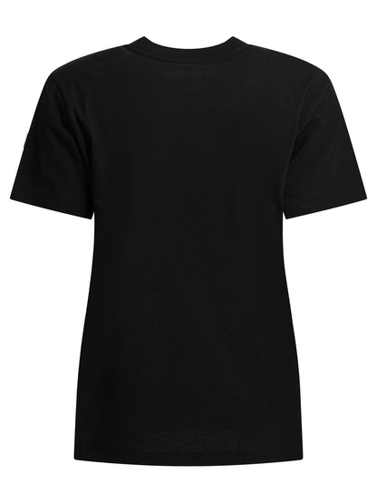 Moncler Crewneck T-shirt with logo - Black