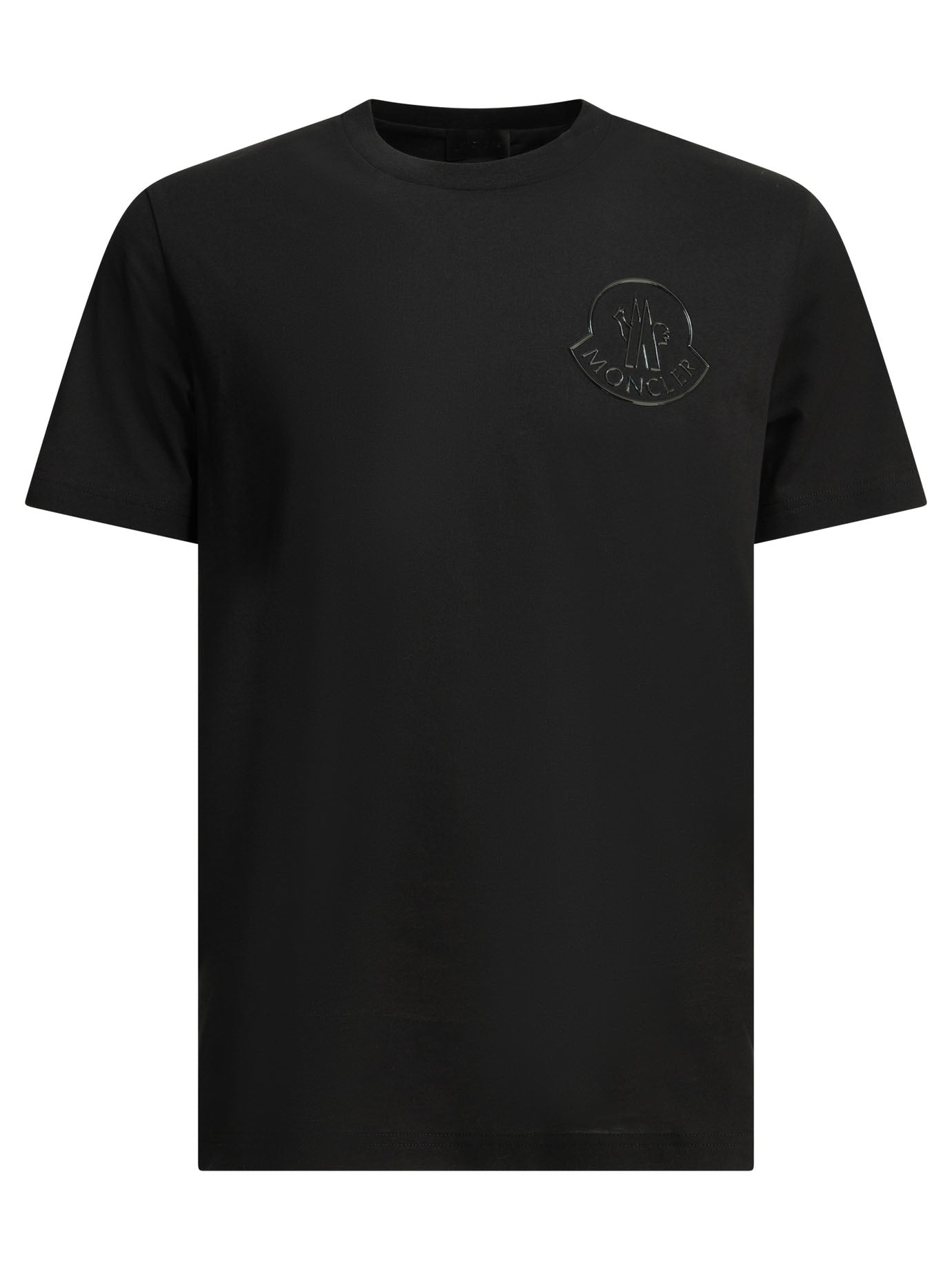 Moncler "Three-Dimensional" Crew-Neck T-Shirt - Black