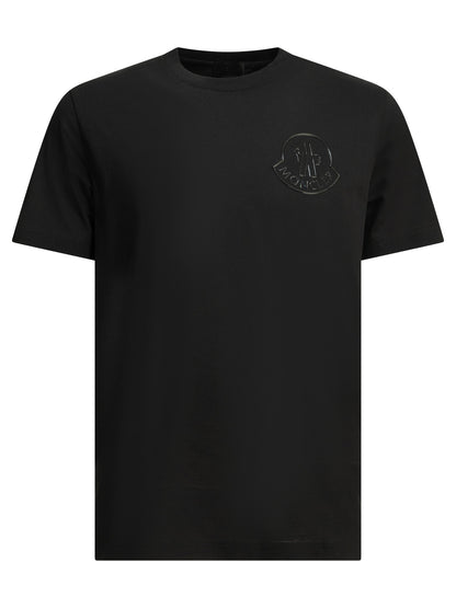 Moncler "Three-Dimensional" Crew-Neck T-Shirt - Black