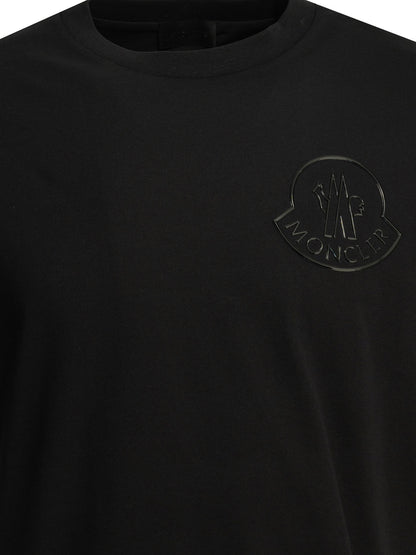 Moncler "Three-Dimensional" Crew-Neck T-Shirt - Black