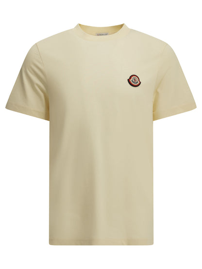 Moncler Crewneck T-shirt with logo - White