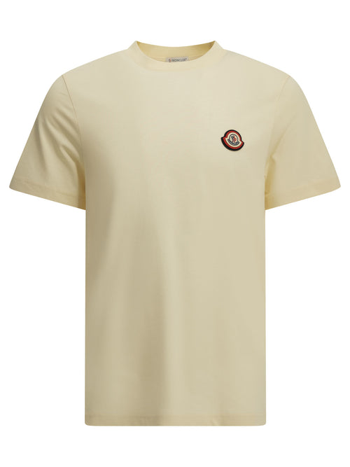 Moncler Crewneck T-shirt with logo - White