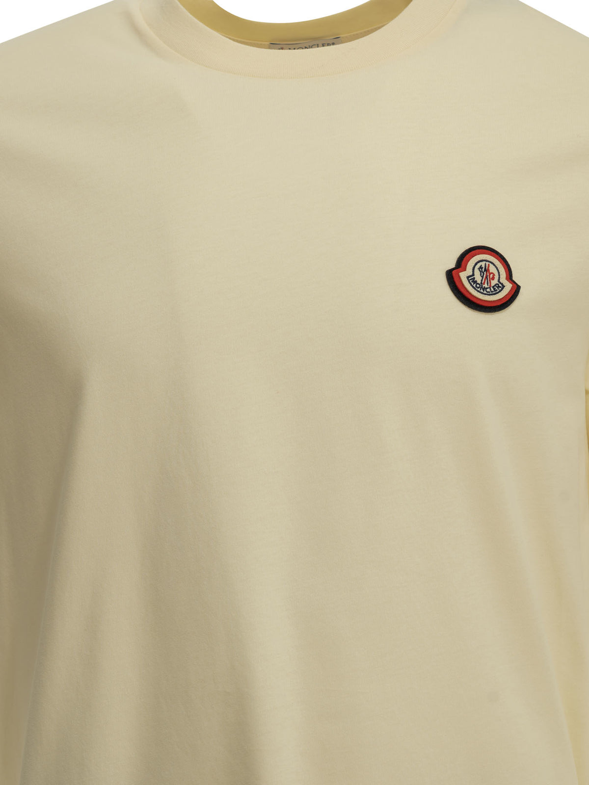 Moncler Crewneck T-shirt with logo - White