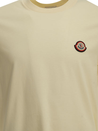 Moncler Crewneck T-shirt with logo - White