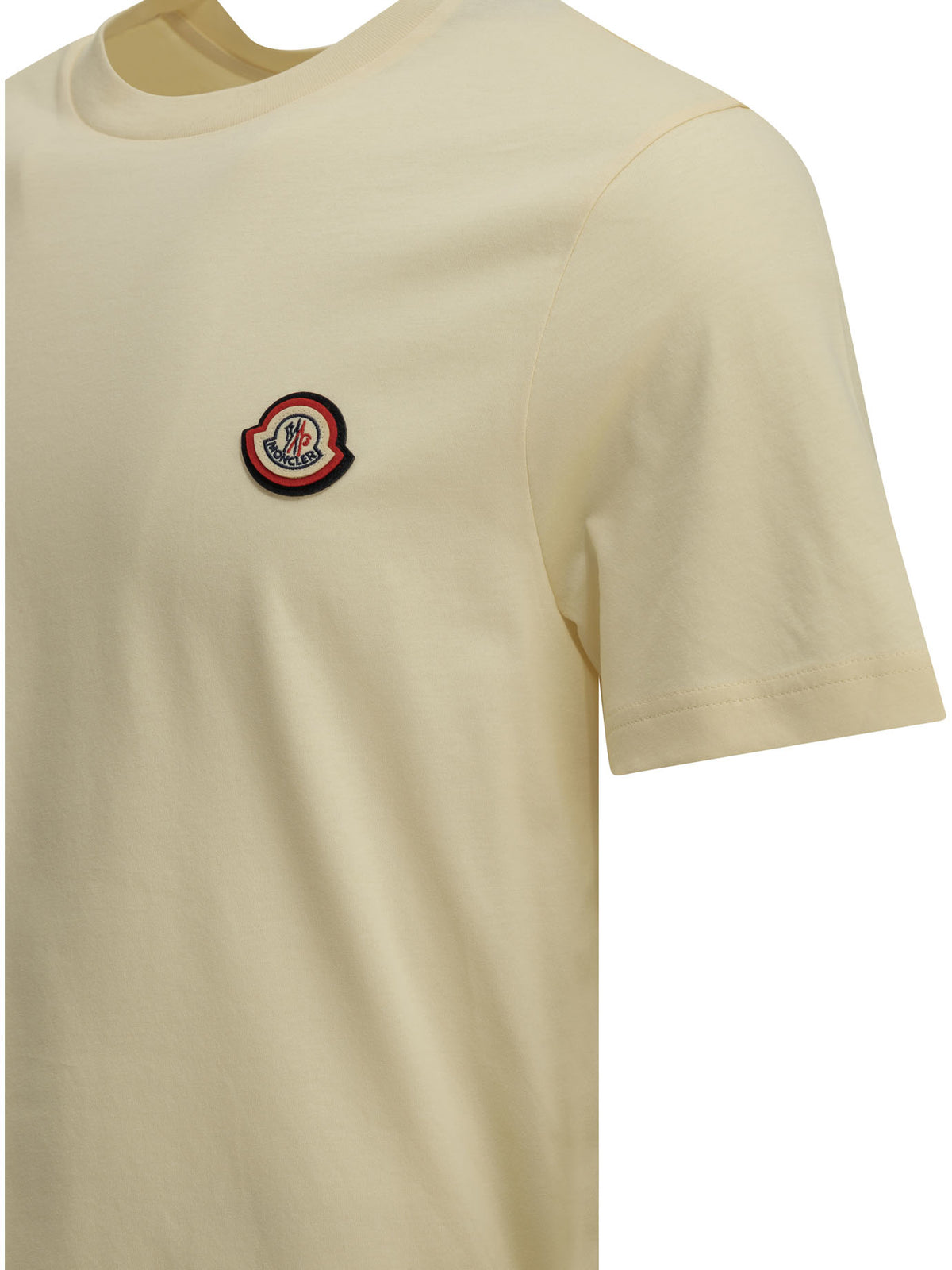 Moncler Crewneck T-shirt with logo - White