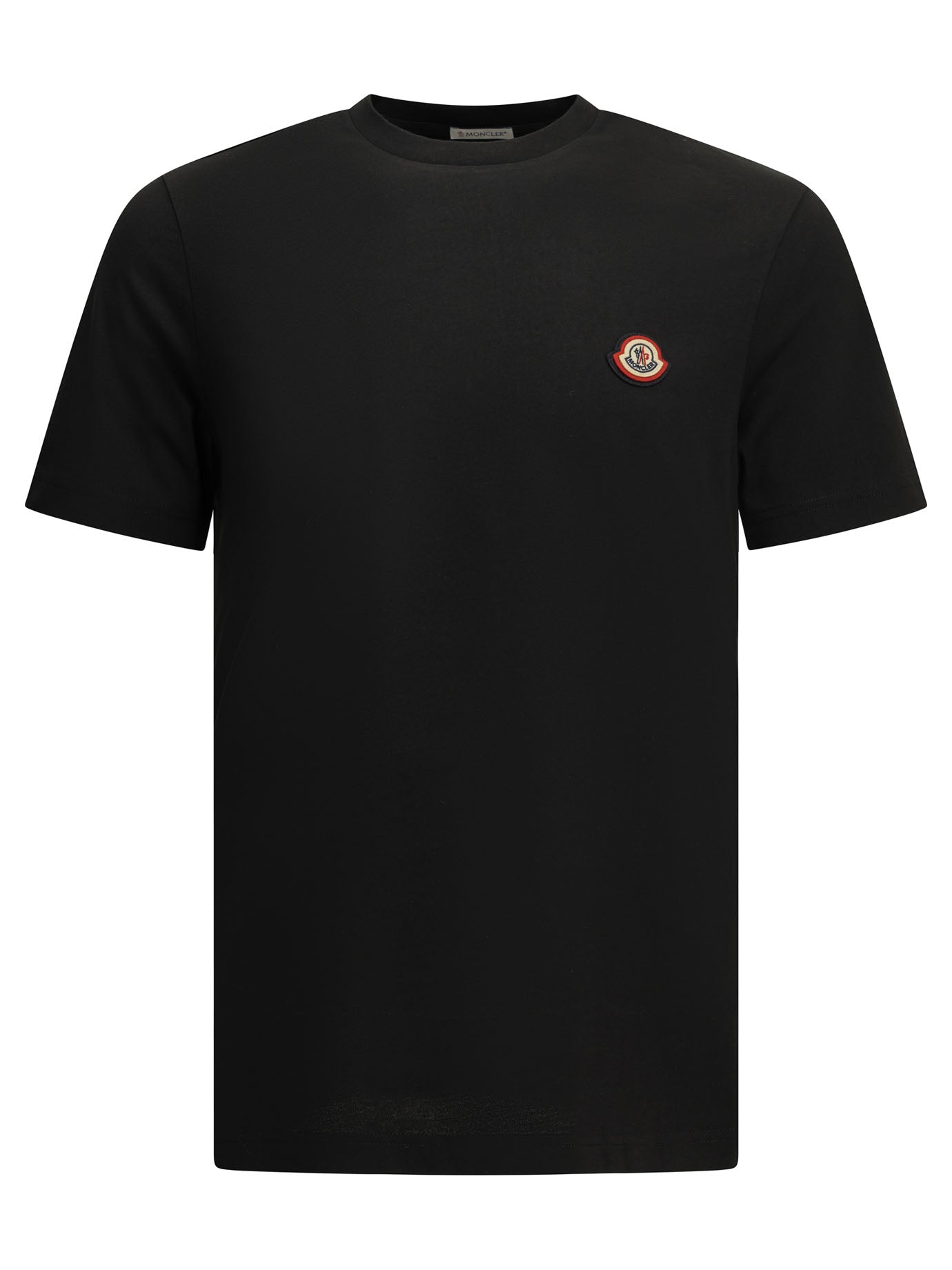 Moncler Crewneck T-shirt with logo - Black