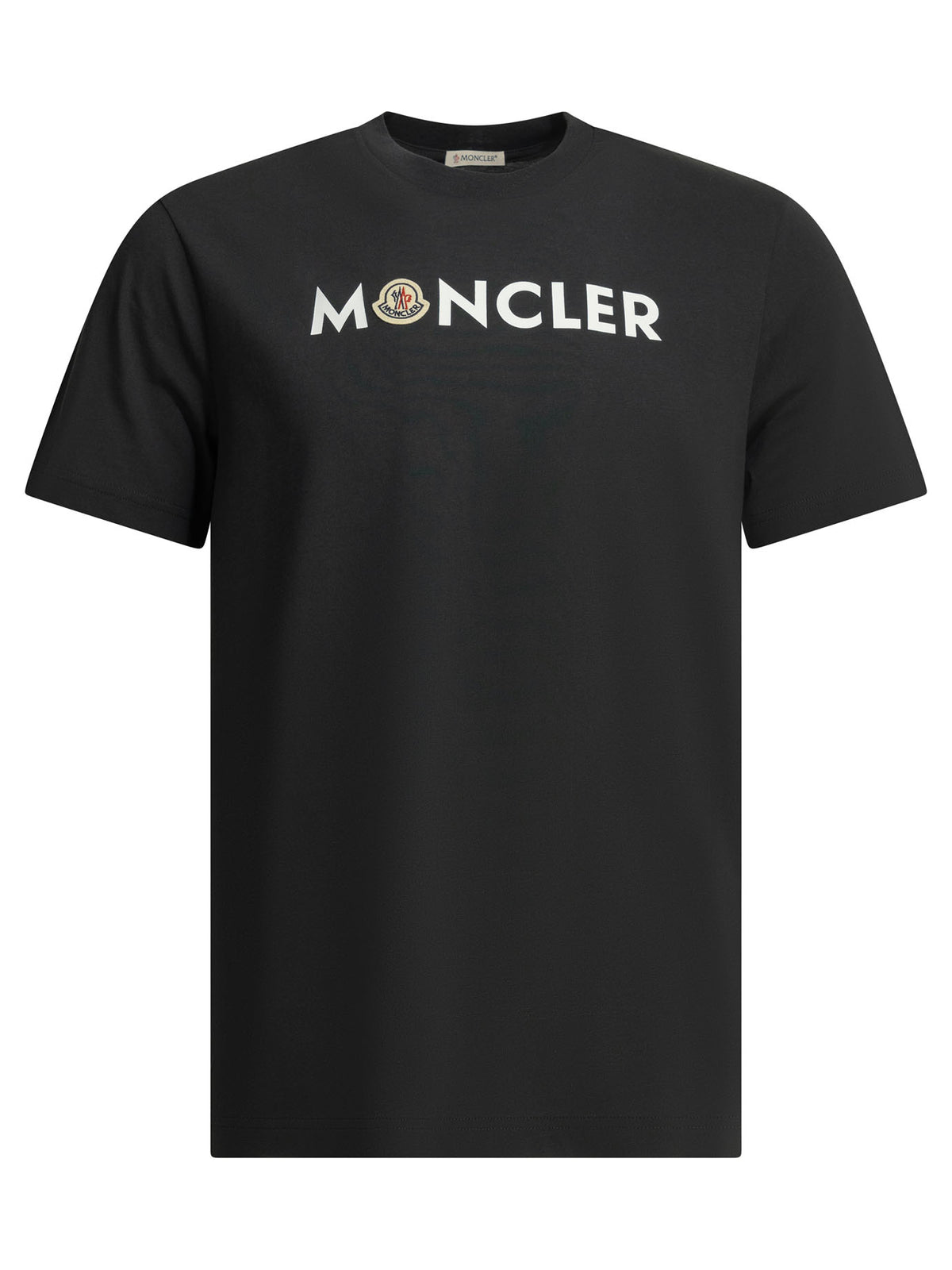 Moncler Crewneck T-shirt with logo - Blue