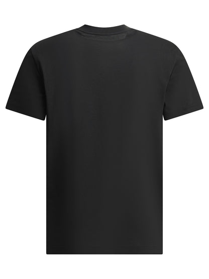 Moncler Crewneck T-shirt with logo - Blue