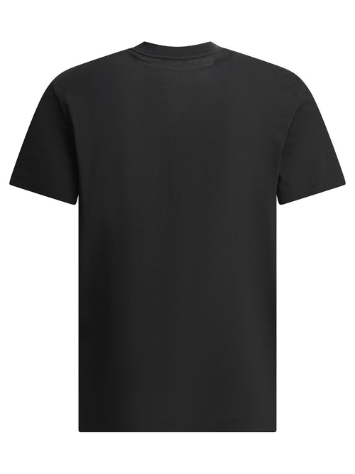 Moncler Crewneck T-shirt with logo - Blue