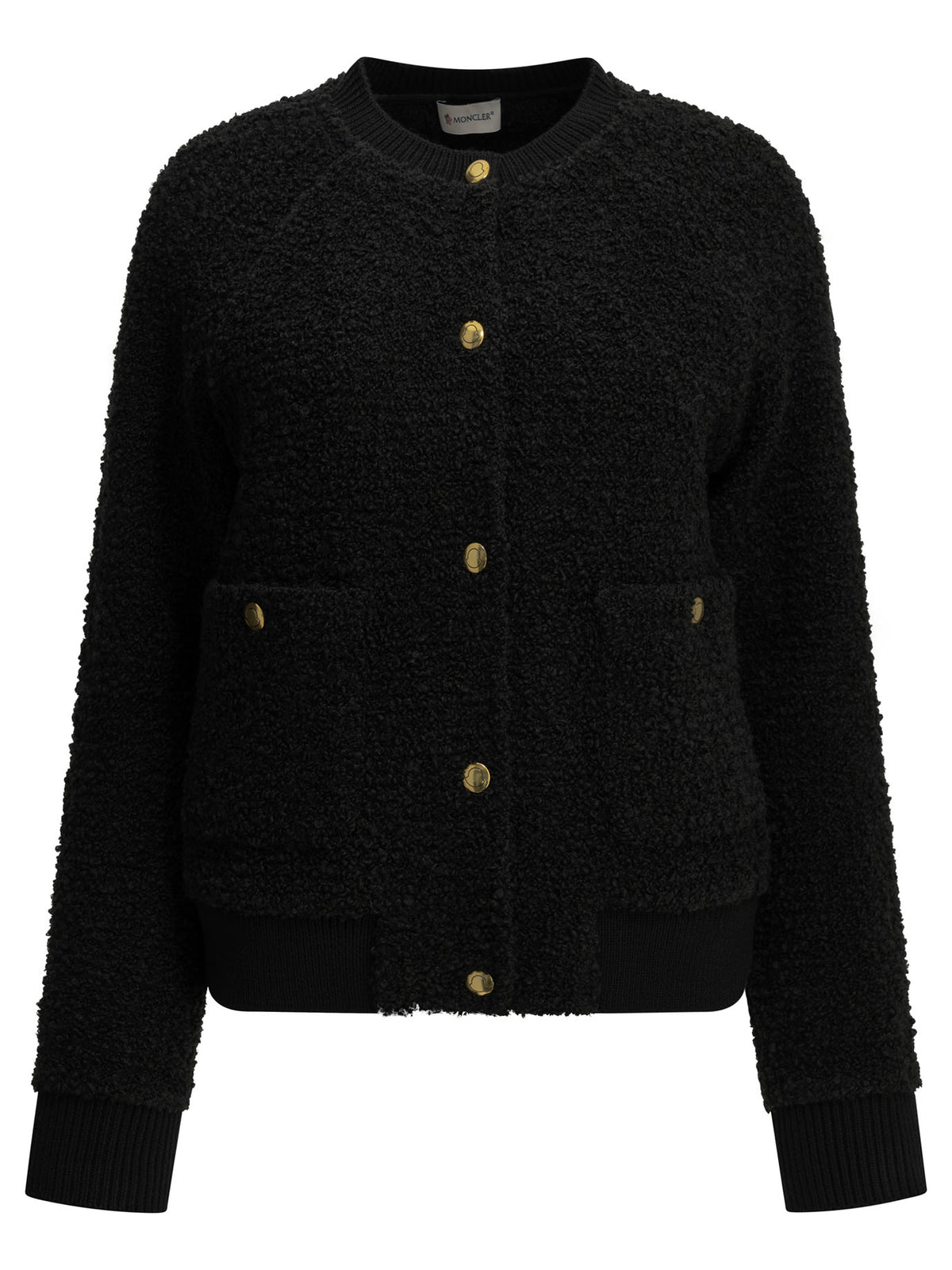Moncler Wool-blend cardigan - Black