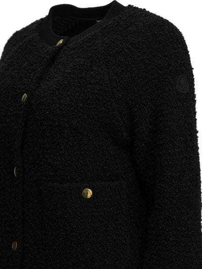 Moncler Wool-blend cardigan - Black