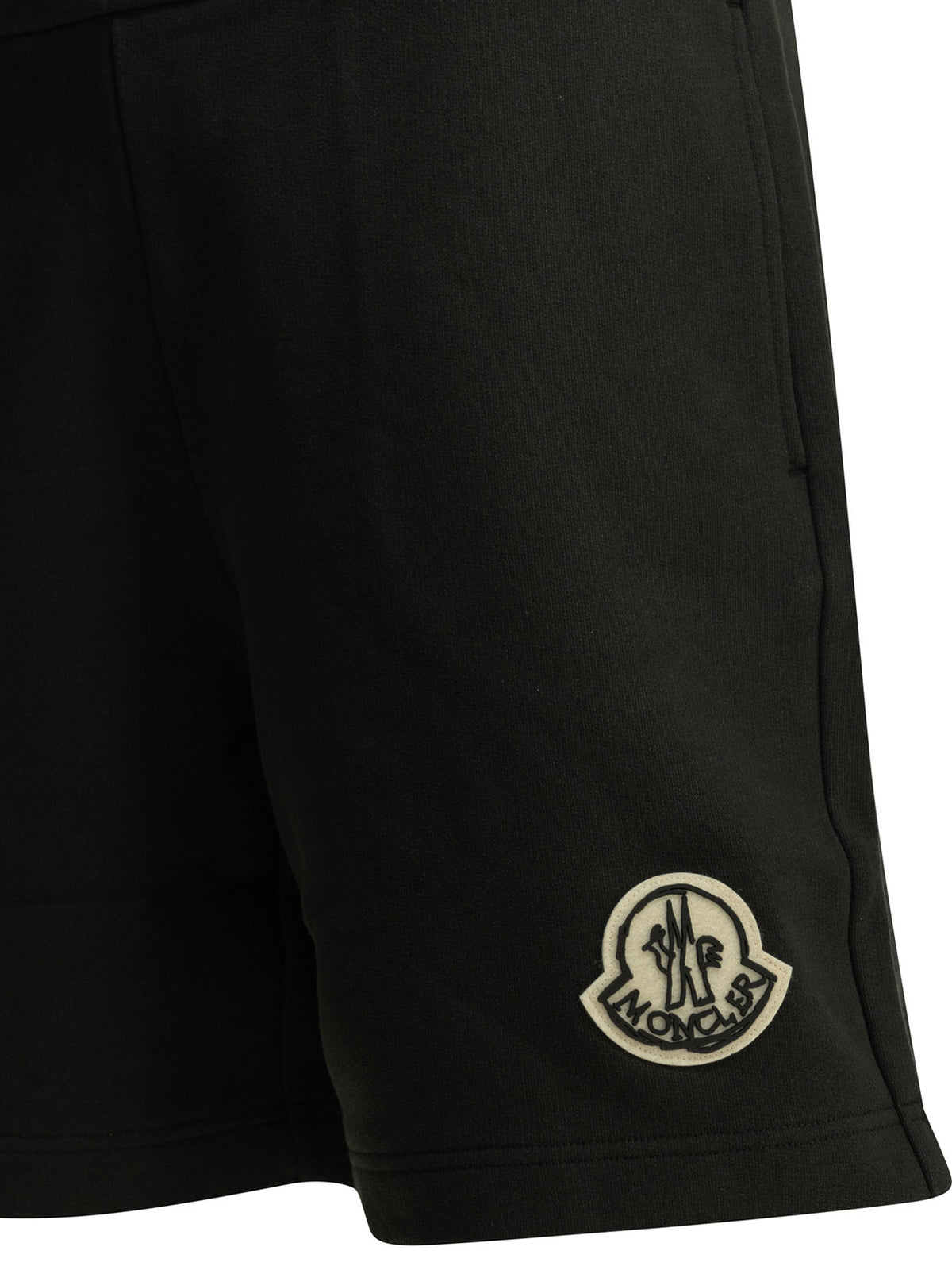 Moncler Logo Shorts - Black