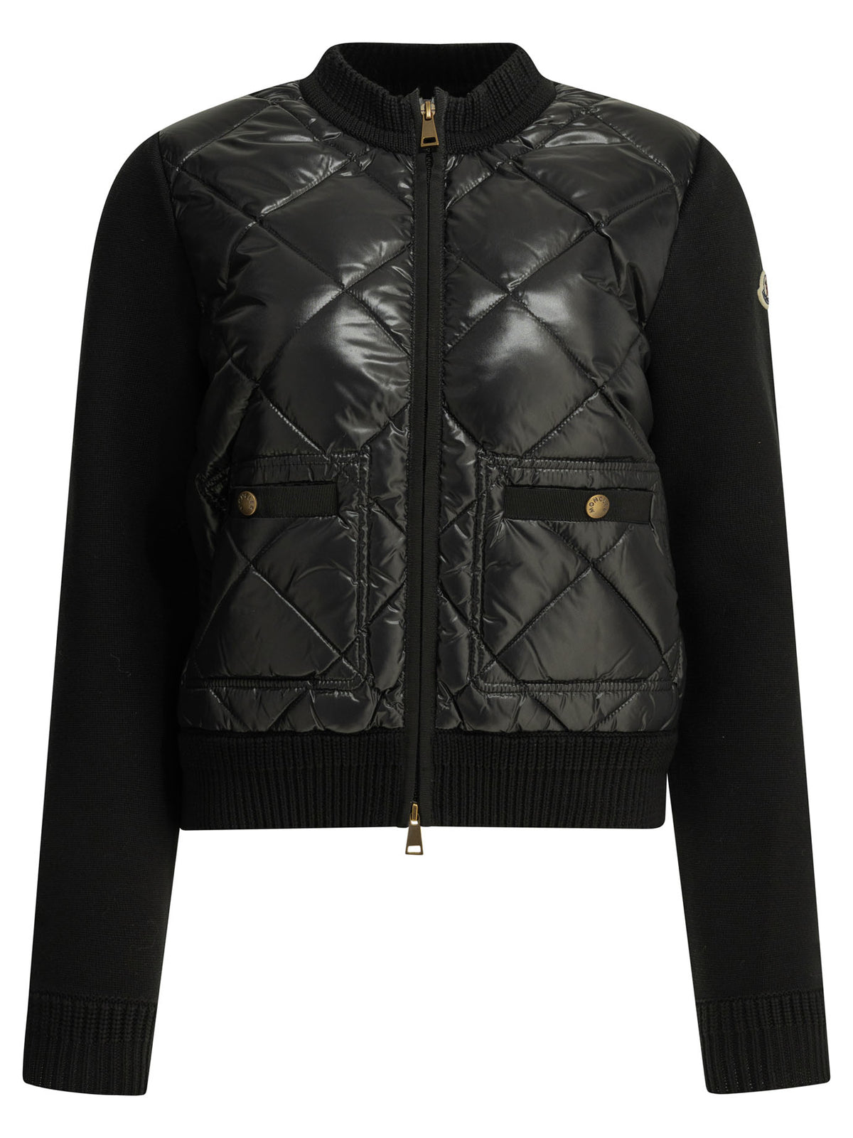 Moncler "Tricot" Zip-Up Cardigan - Black
