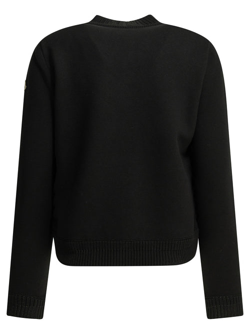 Moncler "Tricot" Zip-Up Cardigan - Black