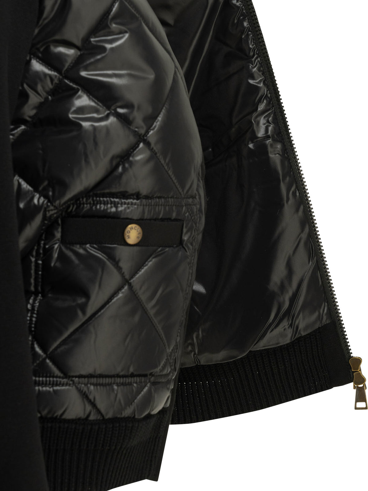 Moncler "Tricot" Zip-Up Cardigan - Black