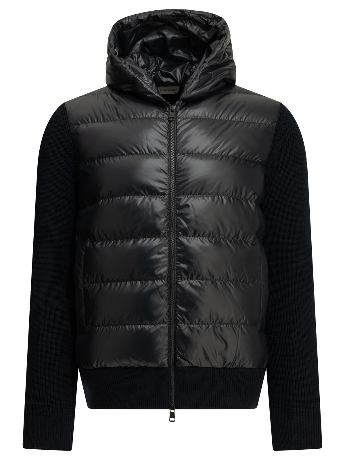 Moncler Padded wool cardigan - Blue