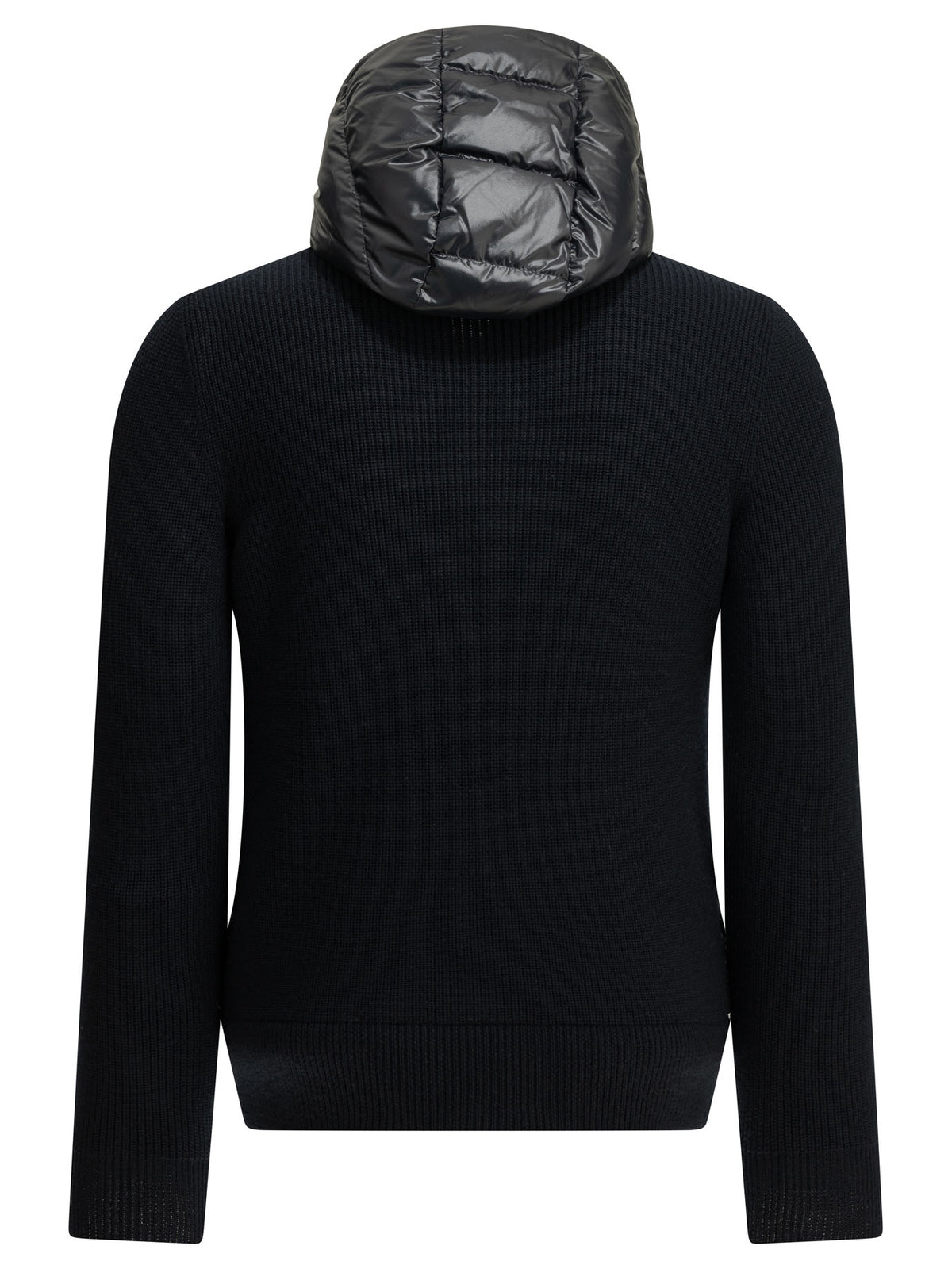 Moncler Padded wool cardigan - Blue