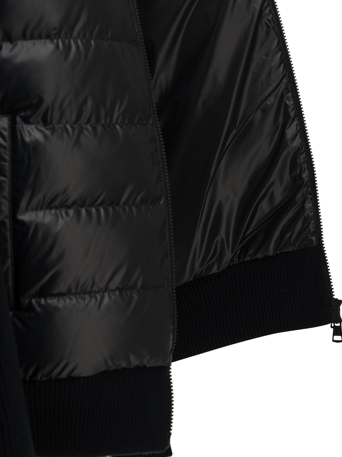 Moncler Padded wool cardigan - Blue