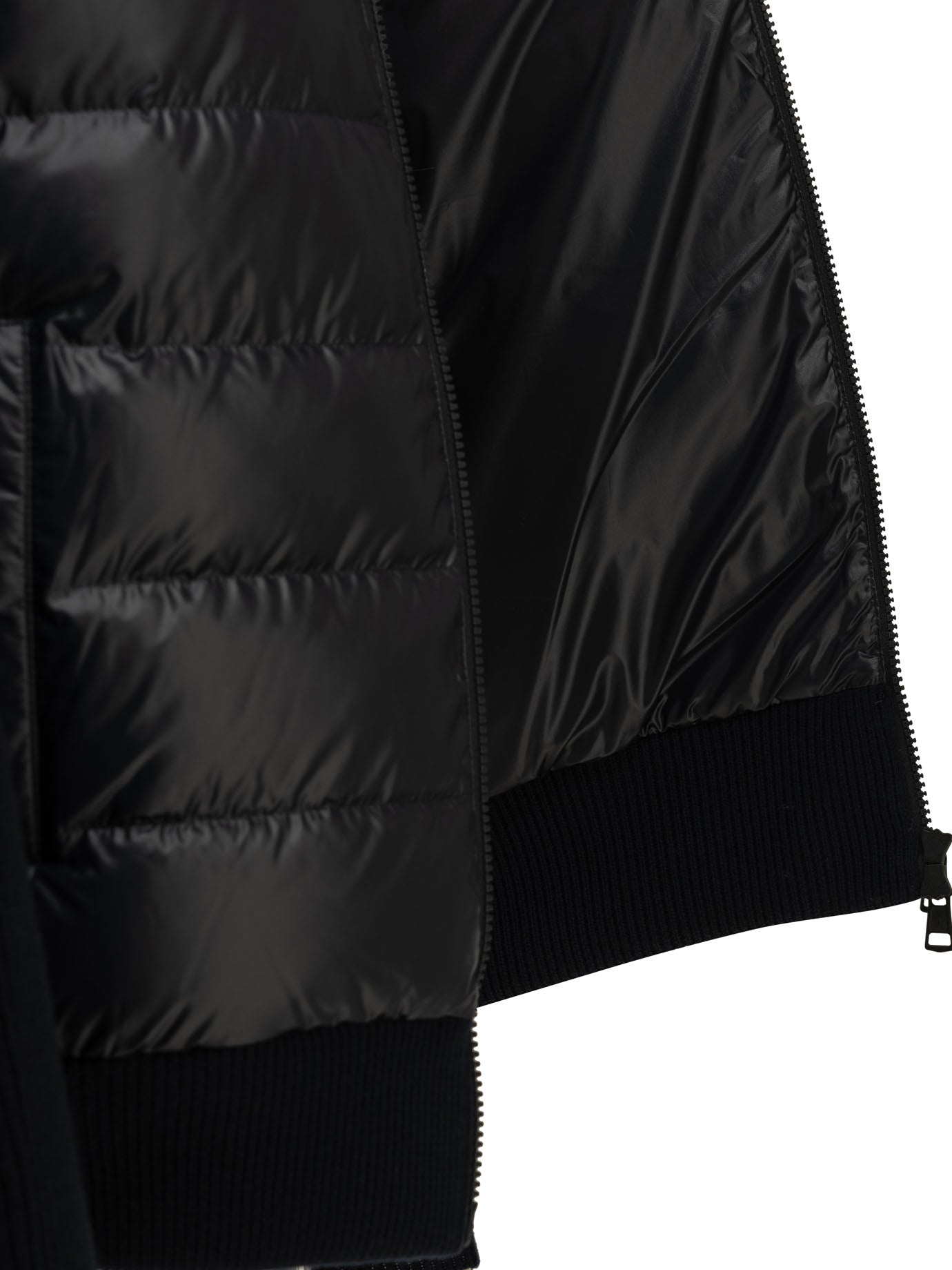 Moncler Padded wool cardigan - Blue