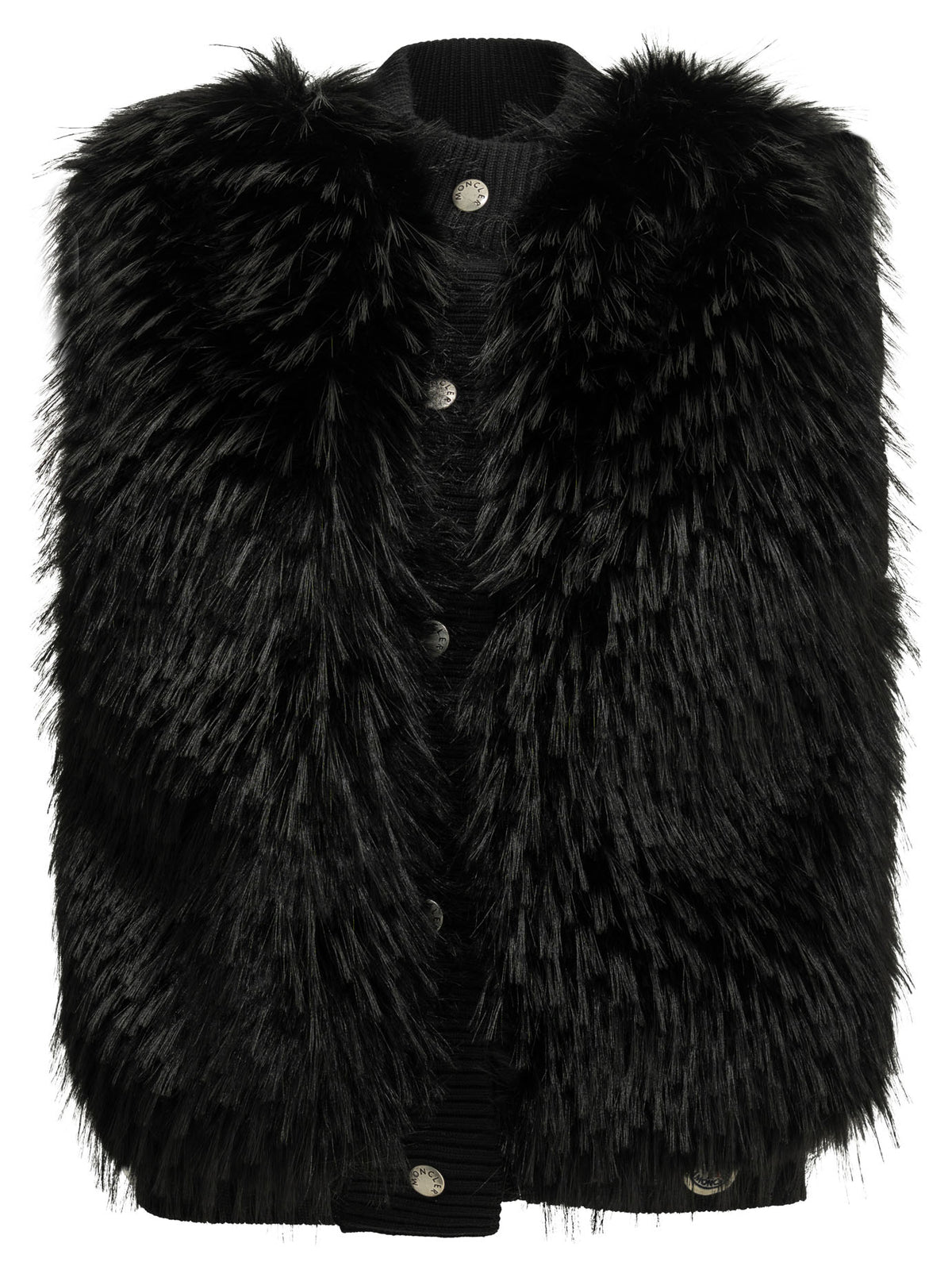 Moncler Padded Sleeveless Jacket - Black