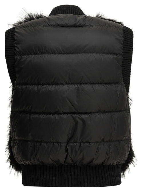 Moncler Padded Sleeveless Jacket - Black