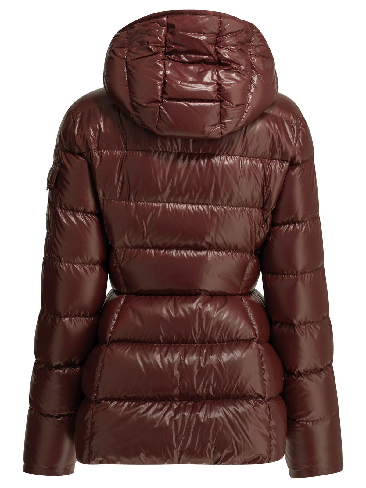 Moncler "Barante" Short Down Jacket - Bordeaux