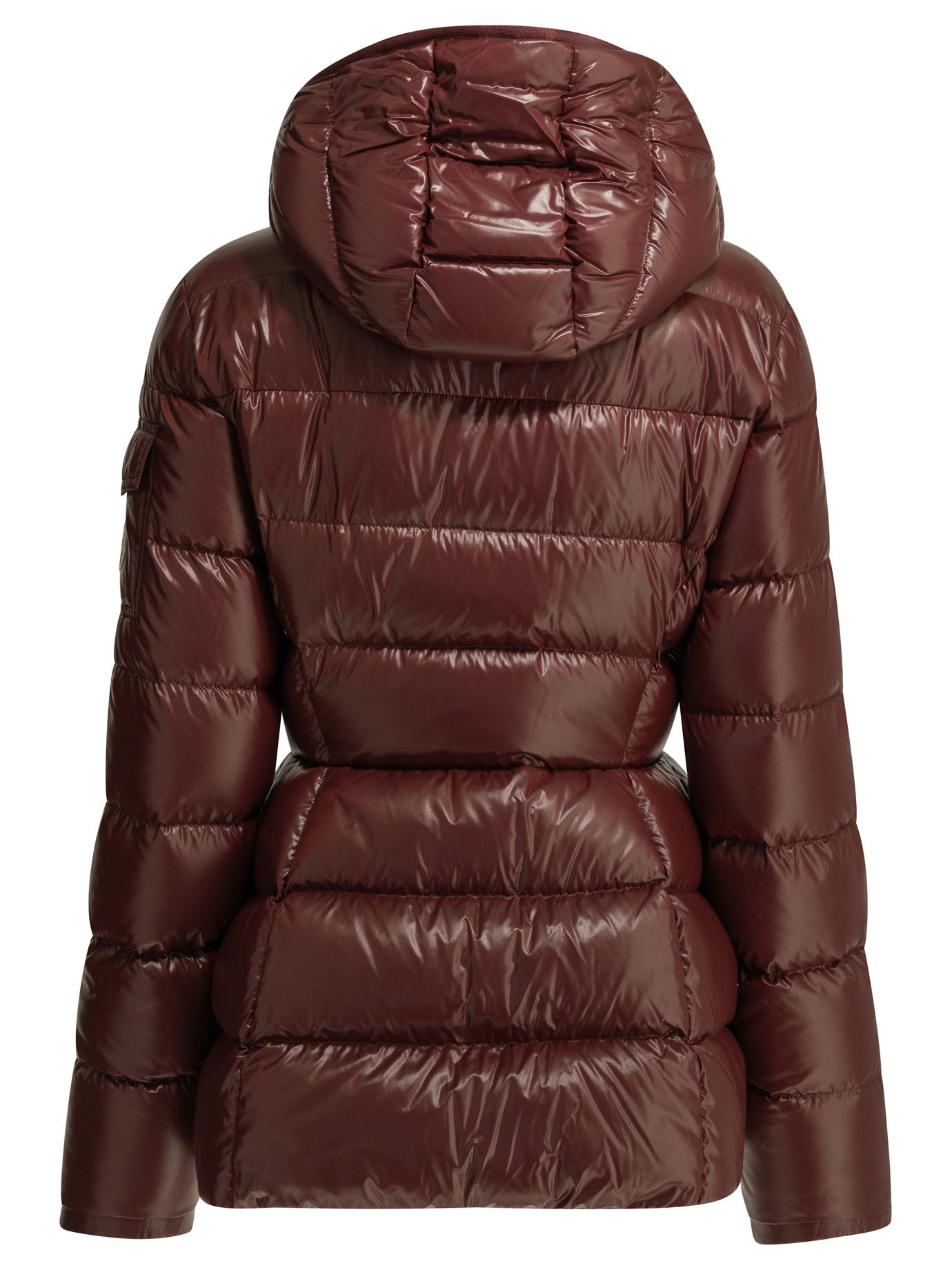 Moncler "Barante" Short Down Jacket - Bordeaux