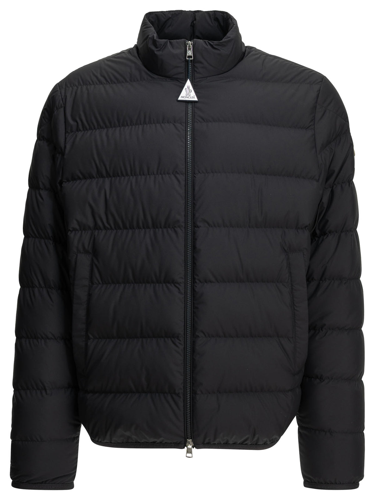 Moncler "Baudinet" Short Down Jacket - Blue